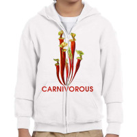 Womens Botanical Sarracenia Carnivorous Plants V Neck T Shirt Youth Zipper Hoodie | Artistshot