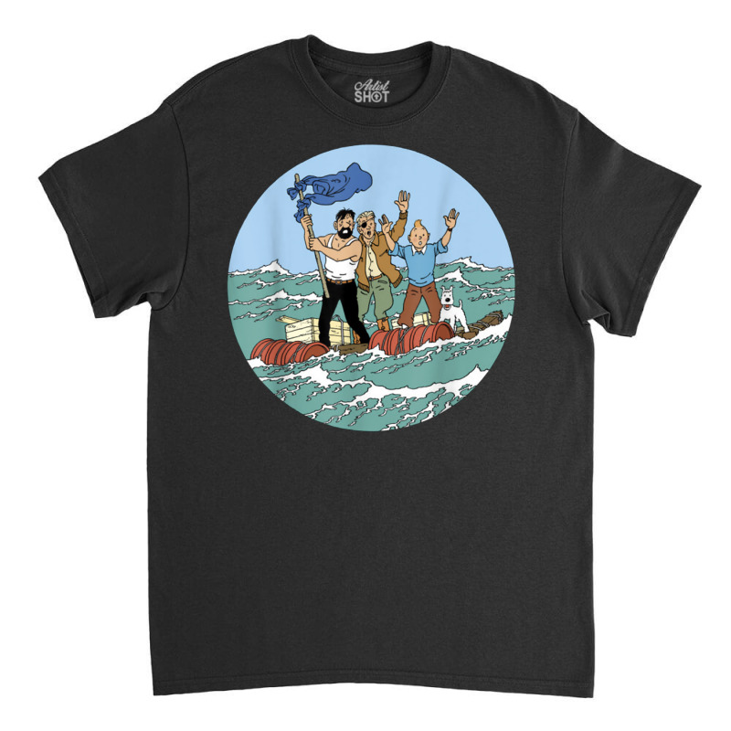 Tin Tin Sea Adventure With Captain Haddock T Shirt Classic T-shirt | Artistshot