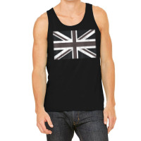 Distressed Black And White British Flag Great Britain Flag T Shirt Tank Top | Artistshot