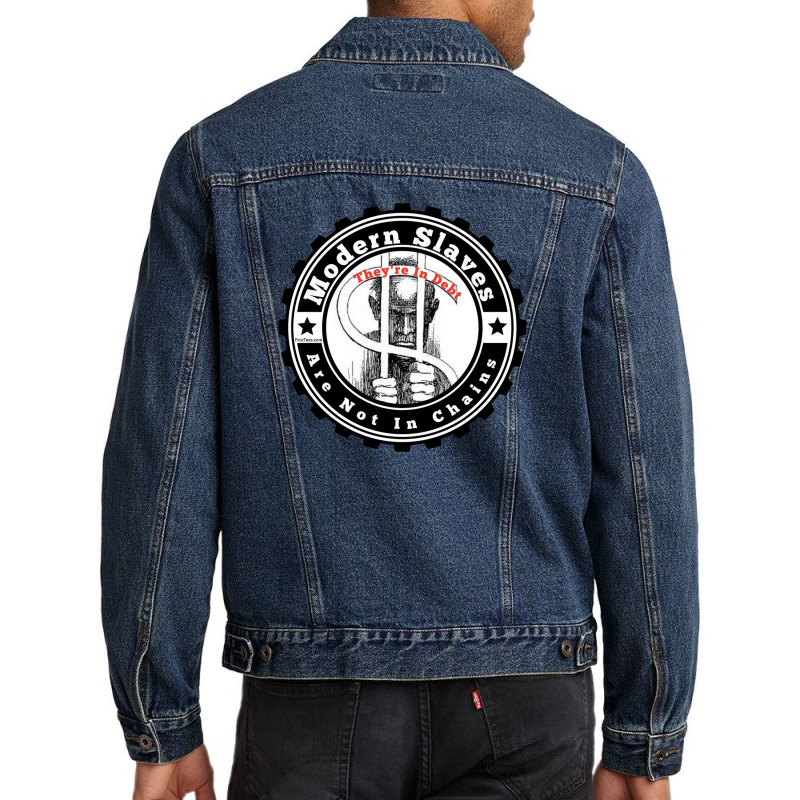 Modern Slavery Men Denim Jacket by gloomychuu | Artistshot