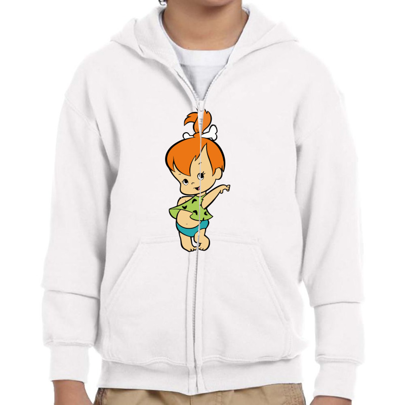 Flinstones Pépite Youth Zipper Hoodie by dannytishaa | Artistshot