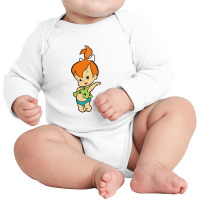 Flinstones Pépite Long Sleeve Baby Bodysuit | Artistshot