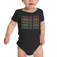 Retro Style Parallel Bars Design Baby Bodysuit | Artistshot