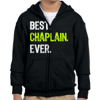 Best Chaplain Ever Tank Top Youth Zipper Hoodie | Artistshot