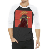 Retro Cartoon  Guitarist Day Gift 3/4 Sleeve Shirt | Artistshot