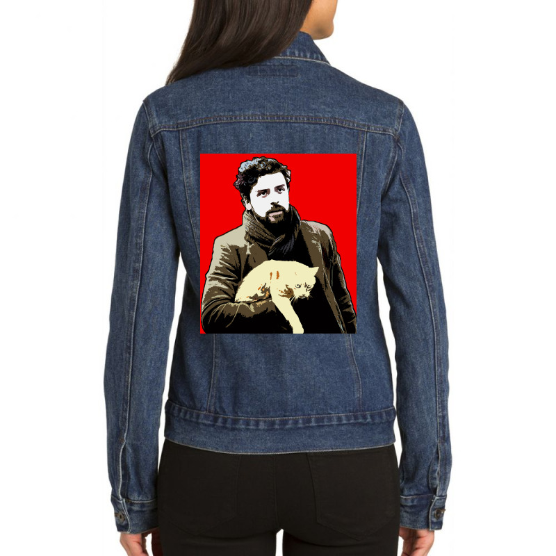 Funny Man Blood Simple Gifts Women Ladies Denim Jacket by ArtistRaven | Artistshot