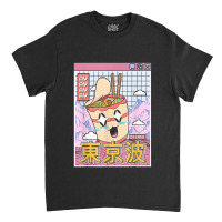 Instant Ramen Noodles Japanese Kawaii Vaporwave Anime Girl Classic T-shirt | Artistshot