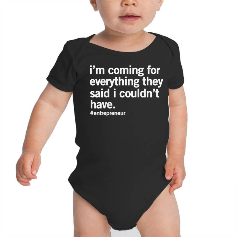 Entrepreneur   The Ceo Business Founder Hustler Shirt Baby Bodysuit | Artistshot