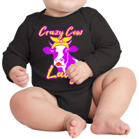 Cow Crazy Lady T Shirt Dairy Farmer Whisperer Gift Women Long Sleeve Baby Bodysuit | Artistshot