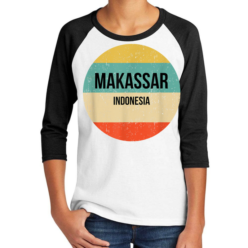 Makassar Indonesia T Shirt Youth 3/4 Sleeve by cm-arts | Artistshot