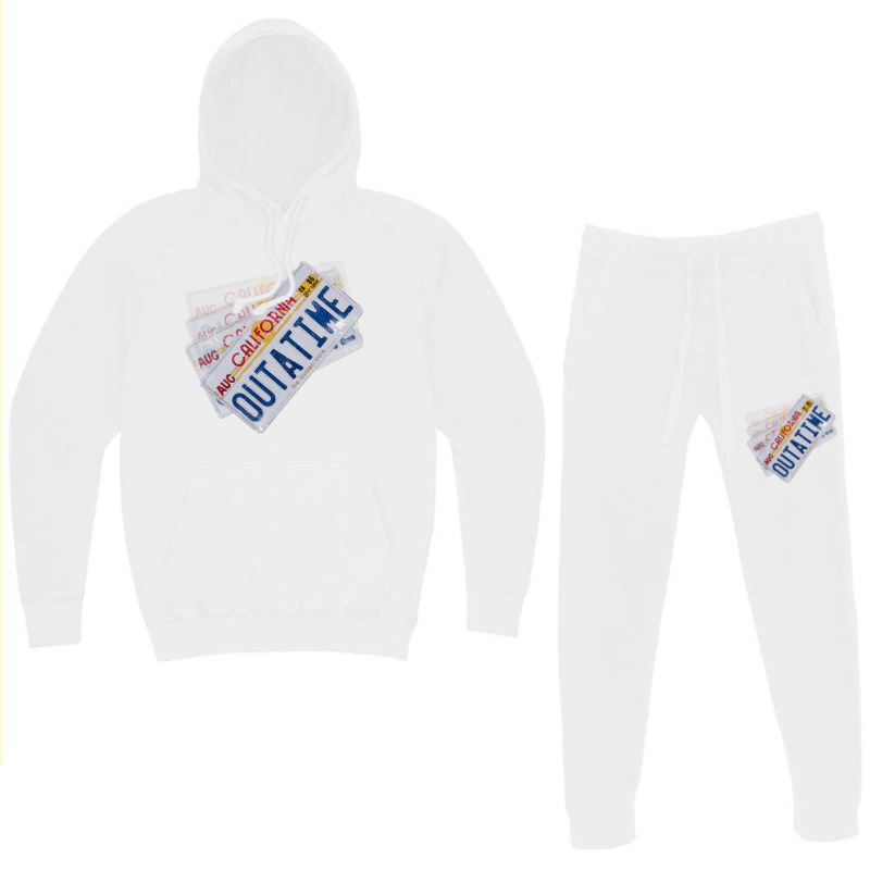 Back To The Future License Plate, Distressed   Back To The Future Hoodie & Jogger set by larsbeelzebub | Artistshot