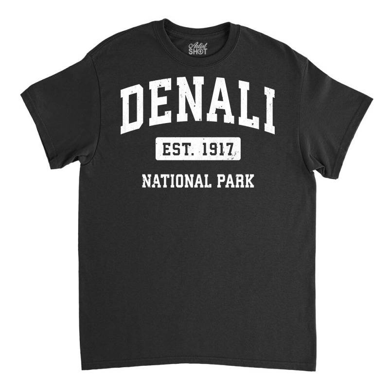 Denali Vintage National Park Sports Design Long Sleeve T Shirt Classic T-shirt | Artistshot