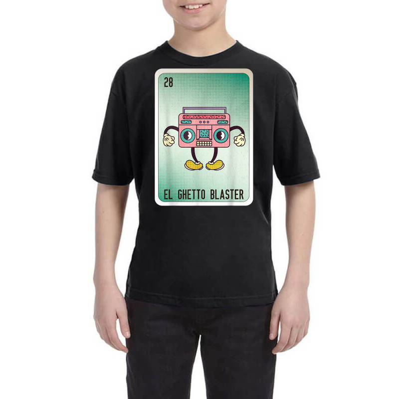 El Ghetto Blaster Mexican Slang Lottery Bingo Cards T Shirt Youth Tee by pilusoekyokeln | Artistshot