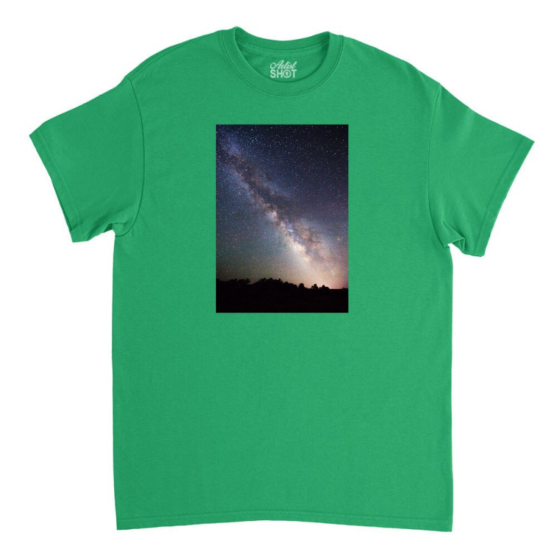 Milky Way On The Rocks Classic T-shirt by gloomychuu | Artistshot