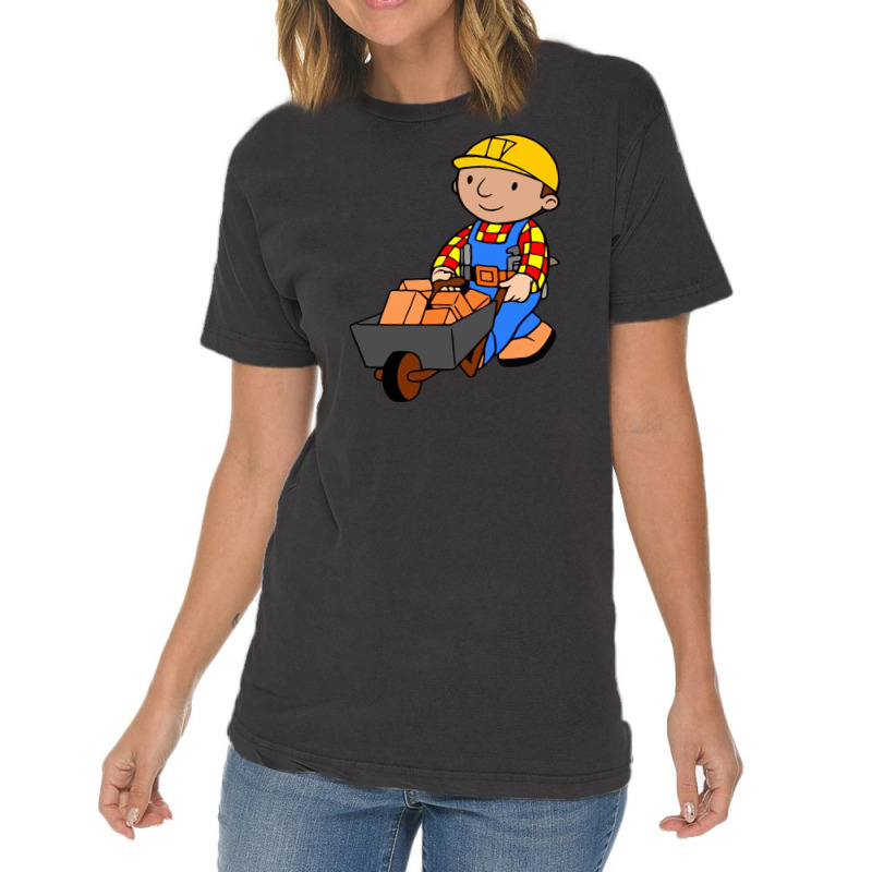 Bob The Builder Vintage T-Shirt by kabasubrata | Artistshot