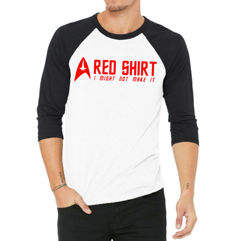 Red Shirt 3/4 Sleeve Shirt | Artistshot