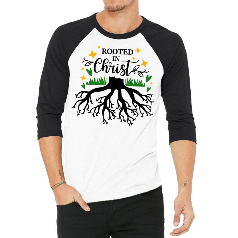 Holy Spirit Dove Praise Jesus Pentecost Rooted In Christ T Shirt 3/4 Sleeve Shirt | Artistshot