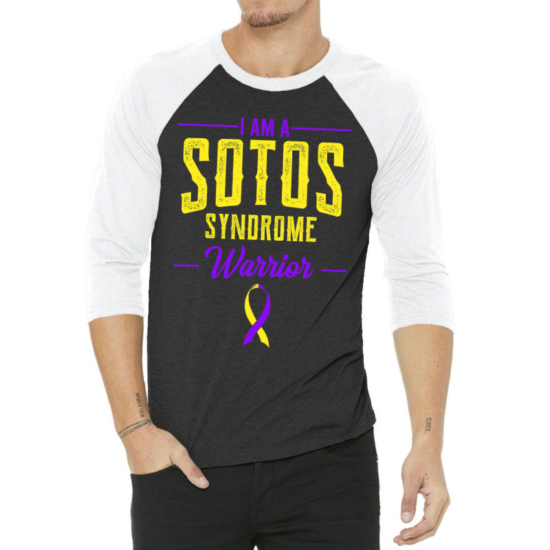 Sotos Syndrome Sotosdodge Warrior Cerebral Gigantism Gift 3/4 Sleeve Shirt by trokeryth | Artistshot