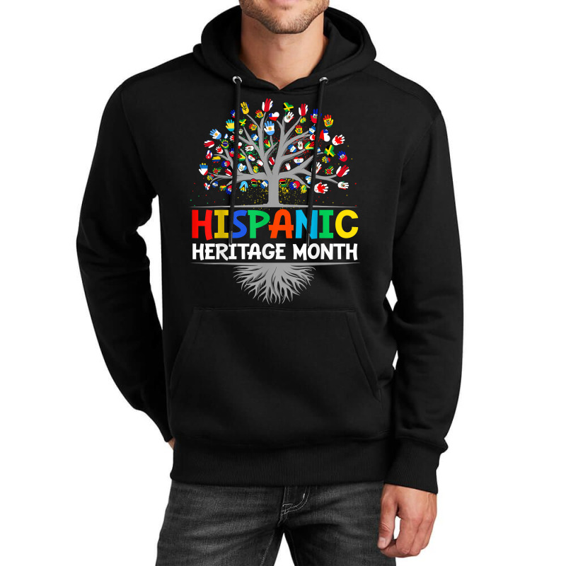 Latin America Flags National Hispanic Heritage Month Tree T Shirt Unisex Hoodie by dubrayhecallezhd | Artistshot