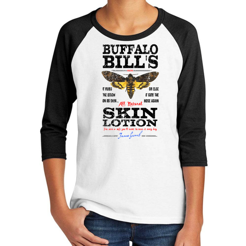 Buffalo Bill's Skin Lotion   Silence Of The Lambs Youth 3/4 Sleeve | Artistshot