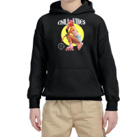 Animal Girl In Roller Skates Flamingo Youth Hoodie | Artistshot