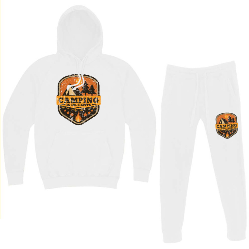 Camping Is In Tents   Camping Hoodie & Jogger Set | Artistshot