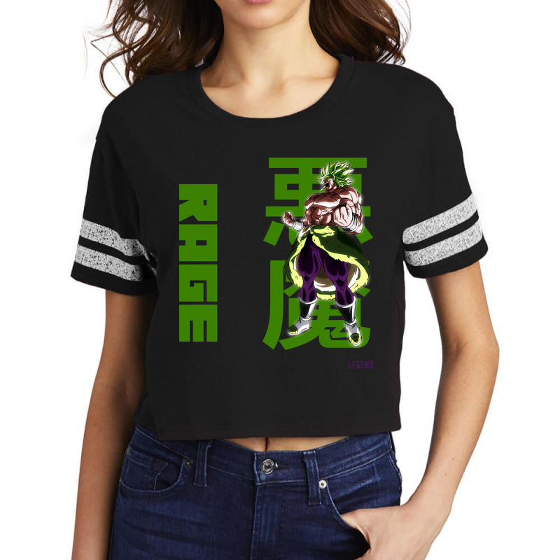 Broly  X Scorecard Crop Tee by greggjvandervor | Artistshot