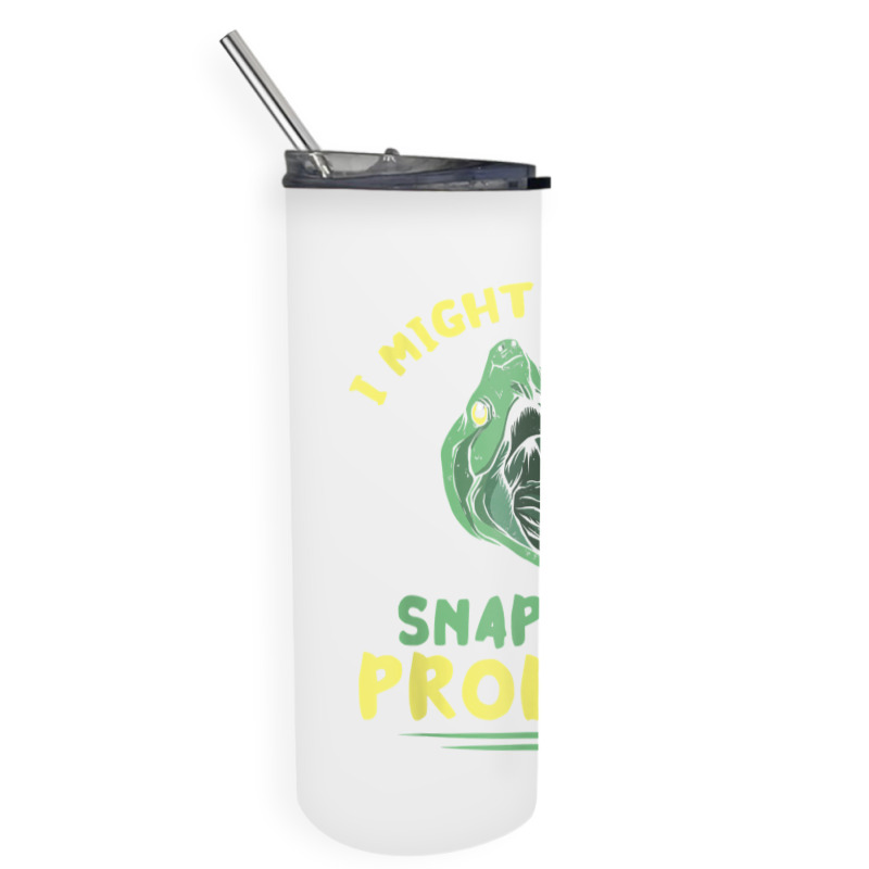 Snapping Problem Snapping Turtle Reptile Lover Sea Animal T Shirt Skinny Tumbler | Artistshot