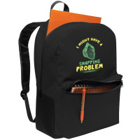 Snapping Problem Snapping Turtle Reptile Lover Sea Animal T Shirt Backpack | Artistshot