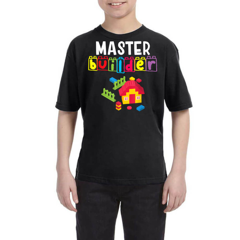 Master Builder   Building Blocks   Brick Builders Toys Gift T Shirt Youth Tee | Artistshot