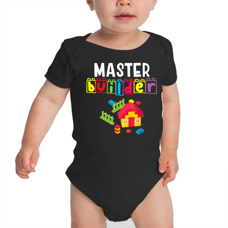 Master Builder   Building Blocks   Brick Builders Toys Gift T Shirt Baby Bodysuit | Artistshot