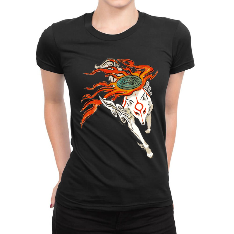 Amaterasu Ladies Fitted T-shirt | Artistshot