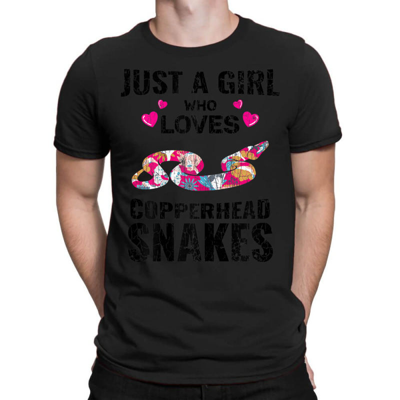 Just A Girl Who Loves Copperhead Snakes Owner Reptile T-shirt | Artistshot