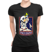 Astronaut Goofy Space Legend Ladies Fitted T-shirt | Artistshot