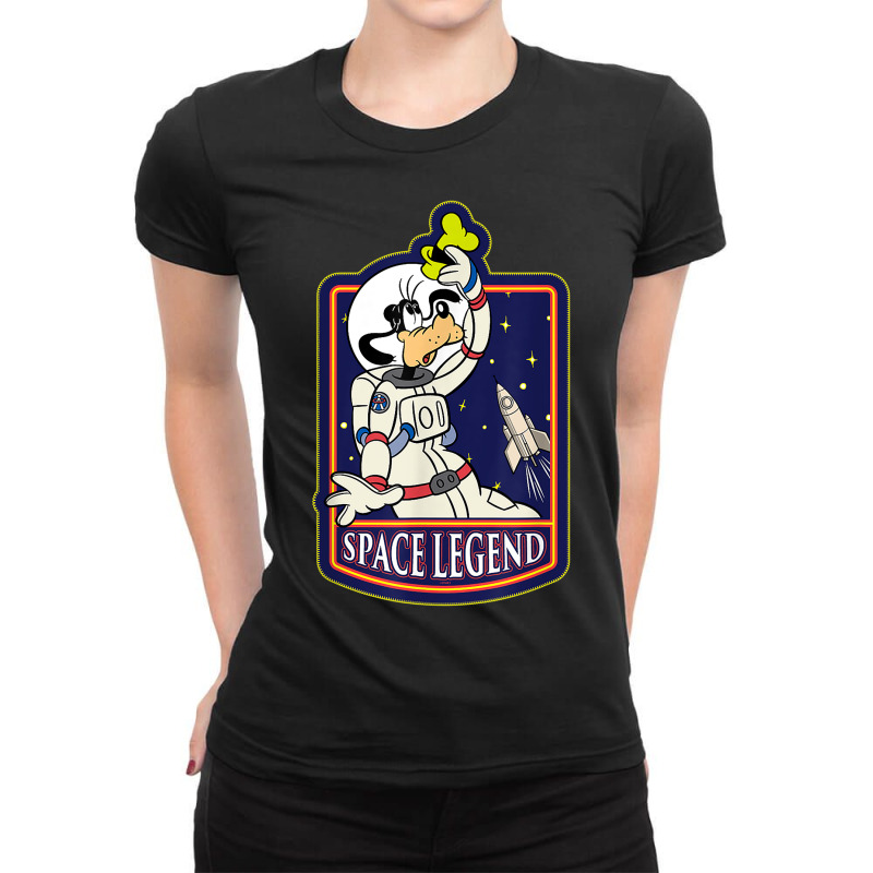 Astronaut Goofy Space Legend Ladies Fitted T-Shirt by declangreenwood | Artistshot