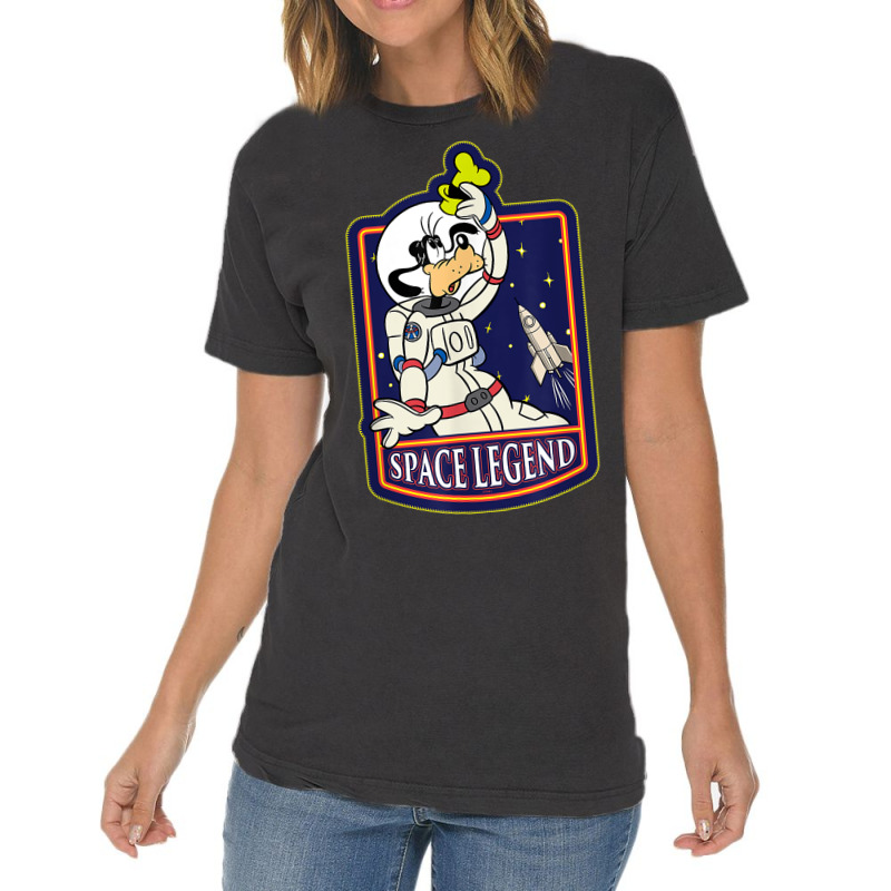 Astronaut Goofy Space Legend Vintage T-shirt | Artistshot