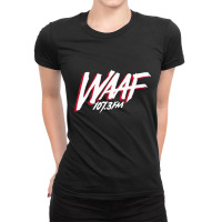 Waaf Fm Ladies Fitted T-shirt | Artistshot