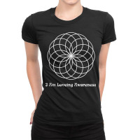 I Am Loving Awareness, Ram Dass Mantra, Spiral Mandala Tank Top Ladies Fitted T-shirt | Artistshot