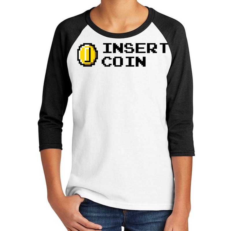 Insert Coin Youth 3/4 Sleeve by PamelaAnnHarris | Artistshot