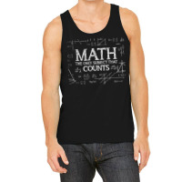 Funny Science Nerd Math The Only Subject That Counts Math T Shirt Tank Top | Artistshot