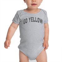 Go Yellow Team Summer Camp Competition Color Event War Game T Shirt Baby Bodysuit | Artistshot