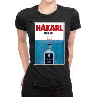 Hakarl Iceland Fermented Shark Brennivín Shot Viking Foodie T Shirt Ladies Fitted T-shirt | Artistshot