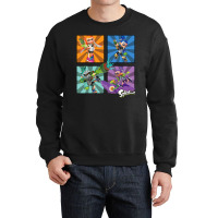 Splatoon Four Character Box Up Crewneck Sweatshirt | Artistshot