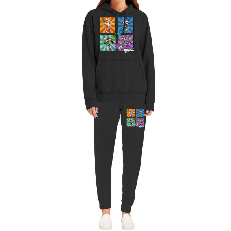 Splatoon Four Character Box Up Hoodie & Jogger Set | Artistshot