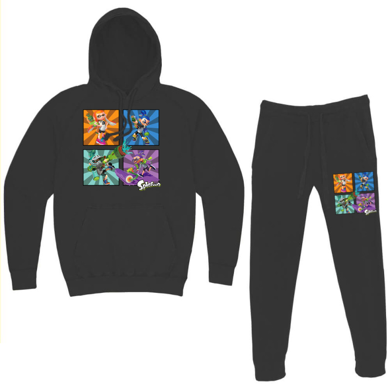 Splatoon Four Character Box Up Hoodie & Jogger Set | Artistshot