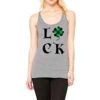 Luck Tartan Shamrock Four Leaf Clover St. Patrick's Day Tee Racerback Tank | Artistshot