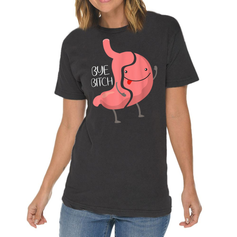 Funny Gastric Sleeve Bariatric Vsg Surgery Gastric Awareness T Shirt Vintage T-Shirt by cm-arts | Artistshot