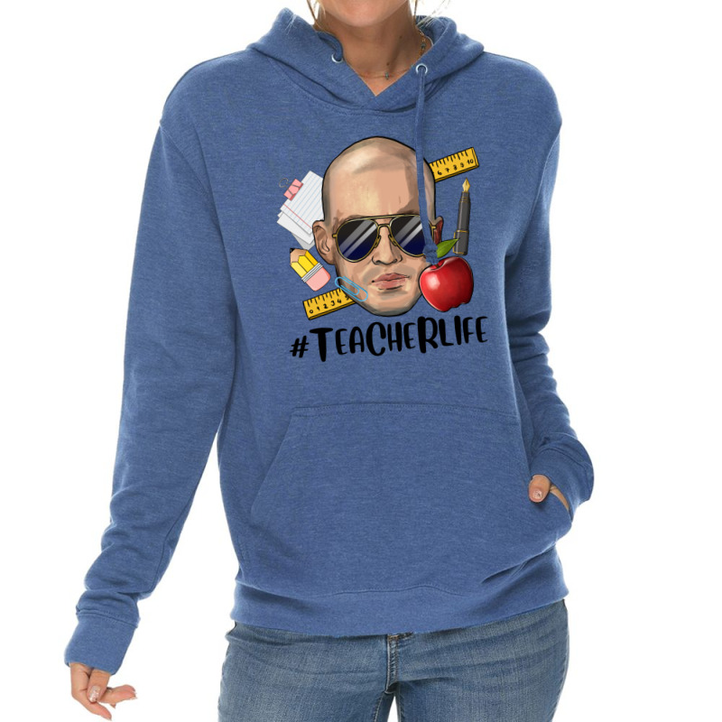 Bald Man Teacher Life Lightweight Hoodie | Artistshot