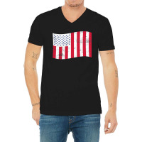 Usa Civil Flag Of Peacetime – American States V-neck Tee | Artistshot