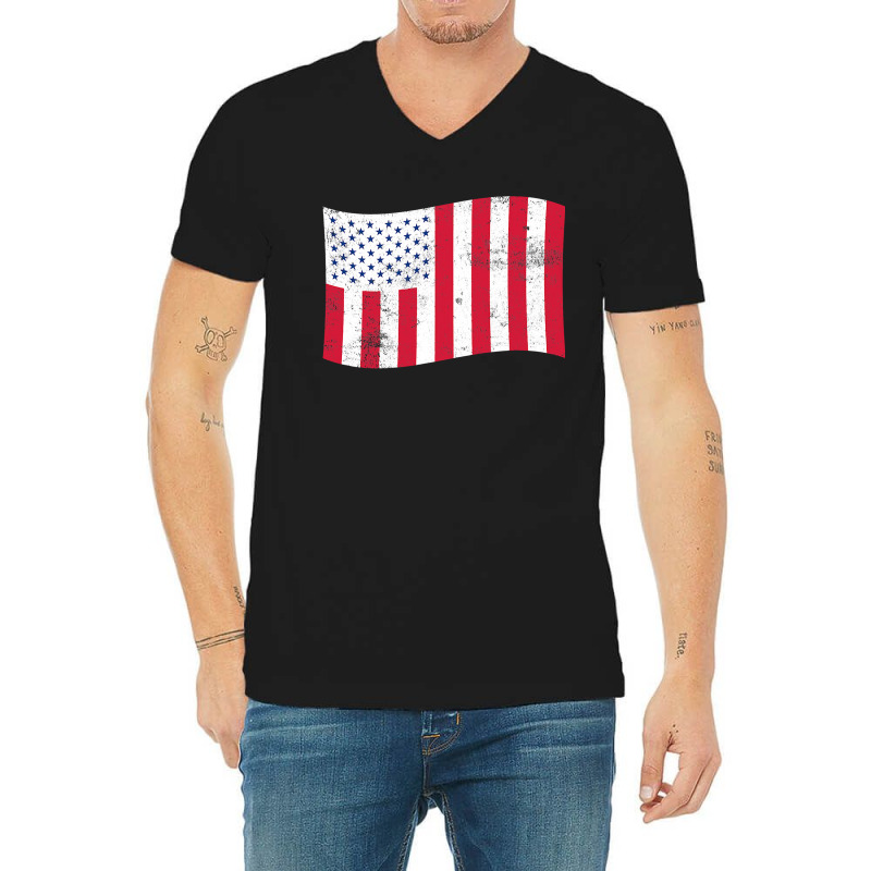 Usa Civil Flag Of Peacetime – American States V-Neck Tee by trokeryth | Artistshot